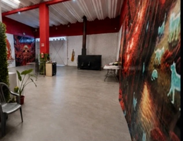 Vista de las instalaciones de cremación