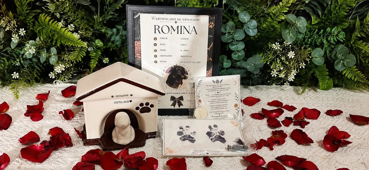 Servicio funerario de mascota Romina realizado por Mictlan PET